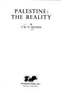 Cover of: Palestine: the reality