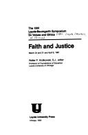 Cover of: Faith and Justice