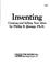 Cover of: Inventing