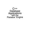 Cover of: C[plus plus] database applications with the Paradox engine