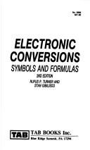 Cover of: Electr Convs Symbols Formulas