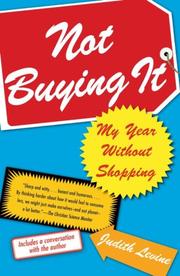 Cover of: Not Buying It: My Year Without Shopping