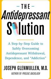 Cover of: The Antidepressant Solution by Joseph Glenmullen