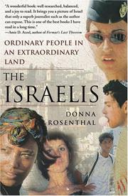 Cover of: The Israelis by Donna Rosenthal