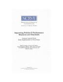 Cover of: Improving Perkins II performance measures and standards: lessons learned from early implementers in four states