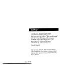 Cover of: New approach for measuring the operational value of intelligence for military operations | 