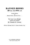 Cover of: Banned books, 387 B.C. to 1978 A.D. by Anne Lyon Haight