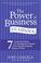 Cover of: The Power of Business en Espanol