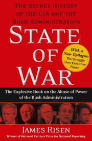 Cover of: State of War: The Secret History of the CIA and the Bush Administration