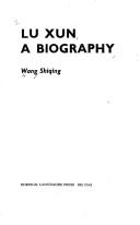 Cover of: Lu Xun, a biography