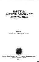 Cover of: Input in second language acquisition