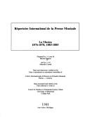 Cover of: Comprehensive Dissertation Index Annual Supplement (Repertoire international de la presse musicale)