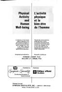 Cover of A collection of the formal papers presented at the International Congress of physical Activity Sciences