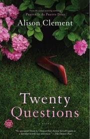 Cover of: Twenty Questions: A Novel