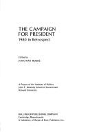 Cover of: The Campaign for President: 1980 in Retrospect