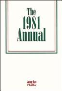 Cover of: The Annual, 1981 (Pfeiffer Annual)