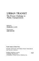 Cover of: Urban Transit by Charles A. Lave