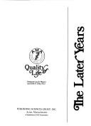 Cover of: Quality of Life: by Phyllis F. Brown