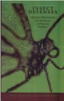 Cover of: Insect Defenses by David L. Evans