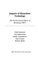 Cover of: Impacts of hazardous technology by John Sorensen ... [et al.].