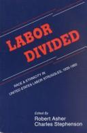 Cover of: Labor divided: race and ethnicity in United States labor struggles, 1835-1960