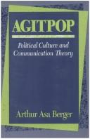 Cover of: Agitpop: political culture and communication theory