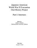 Cover of: Japanese American World War Two Evacuation History Project
