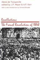 Cover of: Recollections by Alexis de Tocqueville