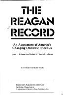 The Reagan record by John Logan Palmer, Isabel V. Sawhill