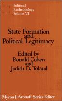 Cover of: State formation and political legitimacy
