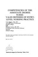 Competencies of the associate degree nurse by Verle H. Waters, Verle Waters, Sharlene Limon