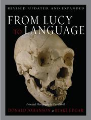 Cover of: From Lucy to Language by Donald C. Johanson, Blake Edgar