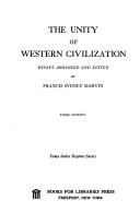 The unity of Western civilization by Marvin, Francis Sydney