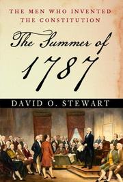 Cover of: The Summer of 1787 by David O. Stewart