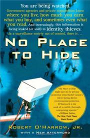Cover of: No Place to Hide by Robert O'Harrow