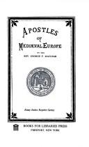 Cover of: Apostles of mediaeval Europe. by G. F. Maclear