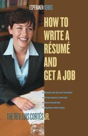 Cover of: How to Write a Resume and Get a Job (Esperanza Series)