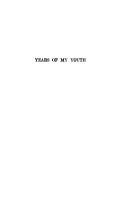 Cover of: Years of My Youth by William Dean Howells