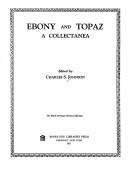 Cover of: Ebony and topaz by 