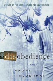 Cover of: Disobedience by Naomi Alderman