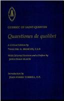 Cover of: Guerric of Saint-Quentin: Quaestiones De Quolibet