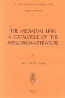 Cover of: The Mediaeval Liar | Paul Vincent Spade