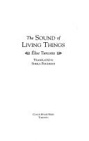 Cover of: The Sound of Living Things