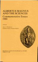 Cover of: Albertus Magnus and the Sciences by 