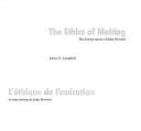 Cover of: The ethics of making: The forming rayons of John Heward = L'ethique de l'execution : la serie forming de John Heward