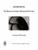 Cover of: Anemurium: The Roman and Early Byzantine Pottery (Subsidia Mediaevalia)