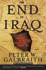 Cover of: The End of Iraq by Peter W. Galbraith