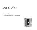 Cover of: Out of place: poems