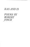 Cover of: Has and is: poems