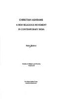 Cover of: Christian ashrams: a new religious movement in contemporary India